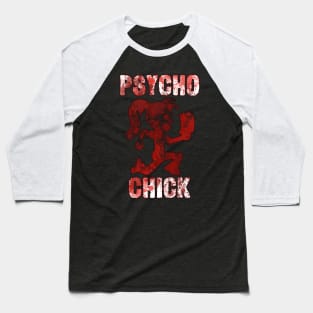 Psycho Chick Juggalette Hatchetgirl Baseball T-Shirt